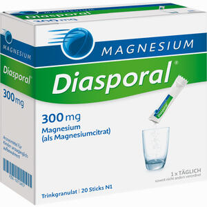 Magnesium- Diasporal 300mg Trinkgranulat 20 Stück - ab 5,98 €