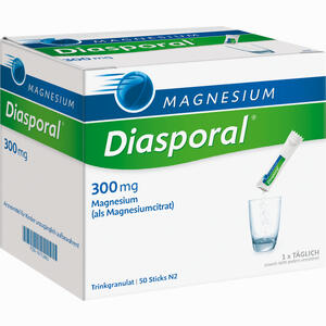 Magnesium- Diasporal 300mg Trinkgranulat 50 Stück - ab 13,21 €