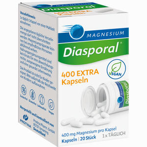 Magnesium- Diasporal 400 Extra Kapseln 20 Stück - ab 7,00 €