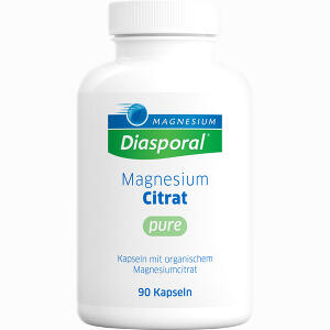 Magnesium Diasporal Citrat Pure Kapseln 90 Stück - ab 17,37 &euro;