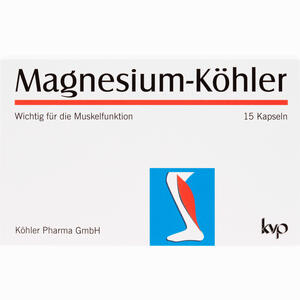 Magnesium- Köhler Kapseln 1 x 15 Stück - ab 4,24 €