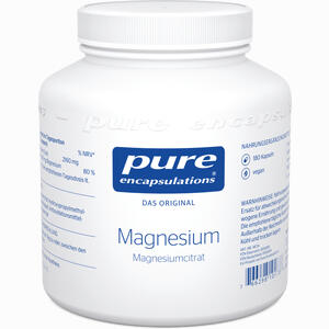 Magnesium (magnesiumcitrat) Kapseln 180 Stück - ab 33,54 €