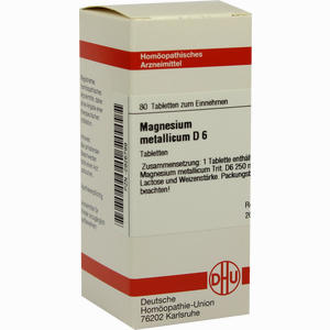 Magnesium Met D6 Tabletten 80 Stück - ab 9,97 €