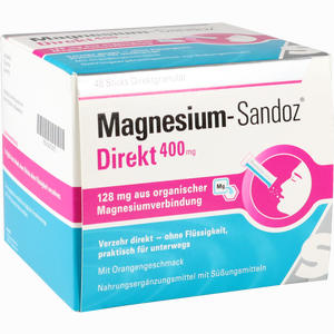 Magnesium- Sandoz Direkt 400 Mg Granulat 48 Stück