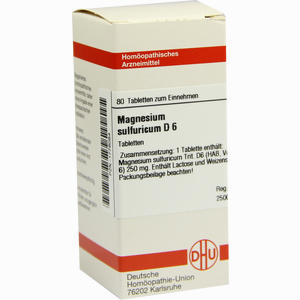 Magnesium Sulf D6 Tabletten 80 Stück - ab 8,70 €