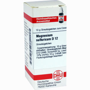 Magnesium Sulfuric D12 Globuli 10 g - ab 7,36 €