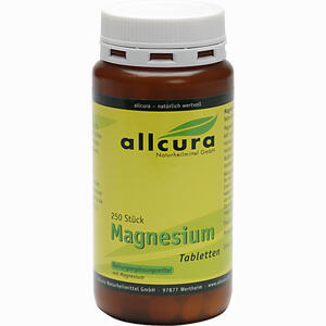 Magnesium- Tabletten  250 Stück - ab 5,34 €