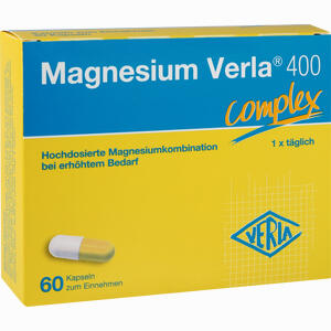 Magnesium Verla 400 Kapseln 60 Stück - ab 13,69 €