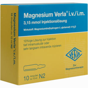 Magnesium Verla Ampullen 10 x 10 ml - ab 0,00 €