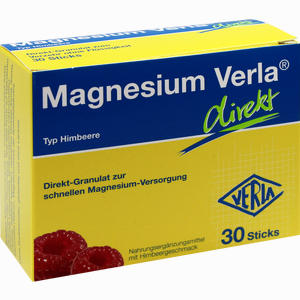 Magnesium Verla Direkt Himbeere Granulat 30 Stück