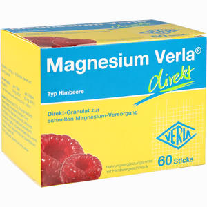 Magnesium Verla Direkt Himbeere Granulat 60 Stück - ab 12,49 €