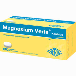 Magnesium Verla Kautabs Kautabletten 60 Stück - ab 9,00 €