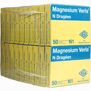 Magnesium Verla N Dragees 20 x 50 Stück - ab 49,30 €