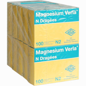 Magnesium Verla N Dragees 10 x 100 Stück Magnesium Verla N Dragees 10 x 100 Stück