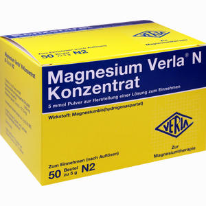Magnesium Verla N Konzentrat Granulat 50 Stück - ab 7,29 €