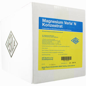 Magnesium Verla N Konzentrat Granulat 500 Stück - ab 63,48 €