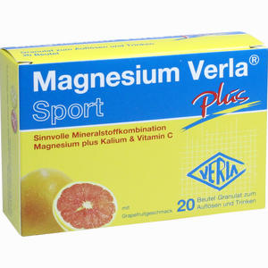 Magnesium Verla Plus Granulat 20 Stück - ab 5,95 €