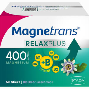 Magnetrans Relax+ 400 Mg Granulat Sticks Blaubeere 50 Stück - ab 13,45 €