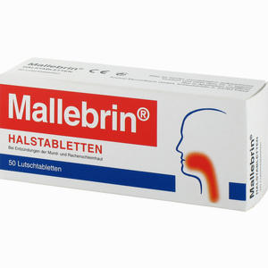 Mallebrin Halstabletten  50 Stück - ab 0,00 &euro;