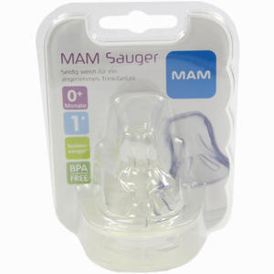 Mam Sauger Gr. 1 0+ Monate Silikon 2 Stück - ab 4,83 €