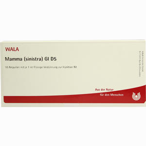 Mamma (sinistra) Gl D5 Ampullen 10 x 1 ml - ab 0,00 &euro;