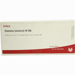 Mamma (sinistra) Gl D6 Ampullen 10 x 1 ml - ab 0,00 €