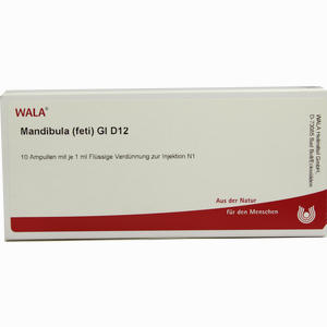 Mandibula (feti) Gl D12 Ampullen 10 x 1 ml - ab 20,63 €