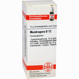 Mandragora D12 Globuli 10 g - ab 7,66 €