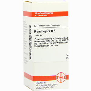 Mandragora D6 Tabletten 80 Stück - ab 9,08 €