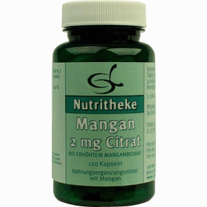 Mangan 2mg Citrat Kapseln 120 Stück - ab 20,14 €