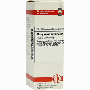 Manganum Sulf D12 Dilution 20 ml - ab 0,00 &euro;
