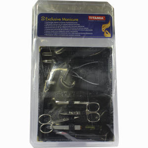 Maniküretui 9- Teilig für Herren Rindleder Titania 1 Stück - ab 0,00 €