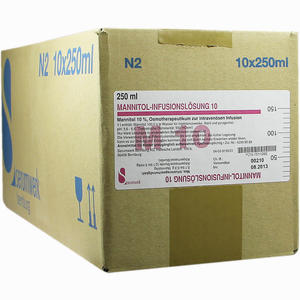 Mannitol Infusionslösung M10  10 x 250 ml - ab 62,62 €