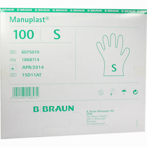 Manuplast Einmalhandschuhe Pe Gr. S  100 Stück - ab 0,00 €