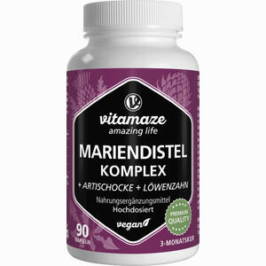 Mariendistel Komplex Artischocke + Löwenzahn Vegan 90 Stück - ab 12,75 €