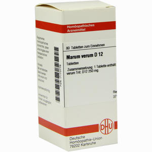 Marum Verum D12 Tabletten 80 Stück - ab 0,00 €