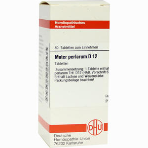 Mater Perlarum D12 Tabletten 80 Stück - ab 8,87 €