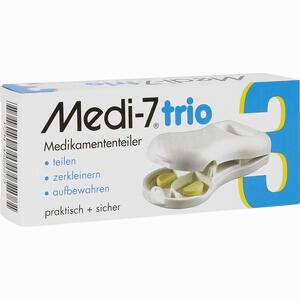 Medi- 7 Trio Tablettenteiler Weiss 1 Stück - ab 3,63 €