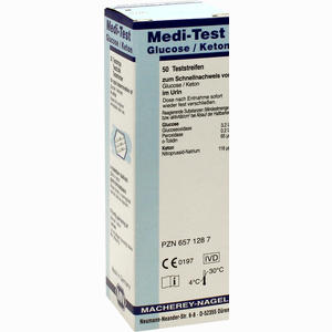 Medi- Test Glucose /Keton Teststreifen 50 Stück - ab 0,00 €