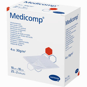 Medicomp Bl St 10x10 Kompressen 25 x 2 Stück - ab 14,90 €