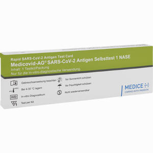 Medicovid- Ag Sars- Cov- 2 Antigen Schnelltest 1  1 Stück - ab 0,00 &euro;