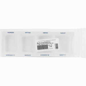 Medikamentendispenser 1 Tag 4 Große Fächer 5x6cm 1 Stück - ab 1,31 &euro;
