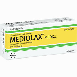 Mediolax Medice Tabletten 50 Stück - ab 7,32 €