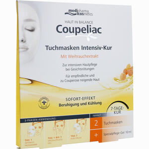 Medipharma Cosmetics Haut in Balance Coupeliac Tuchmasken Intensiv- Kur 1 Stück - ab 14,90 €