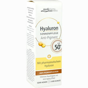 Medipharma Cosmetics Hyaluron Anti- Pigment- & Anti- Age Sonnenpflege Gesicht Lsf 50+  50 ml - ab 14,61 €