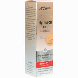 Medipharma Cosmetics Hyaluron Lift Foundation Soft Bronze 30 ml - ab 24,38 €