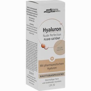 Medipharma Cosmetics Hyaluron Nude Perfection Getöntes Fluid für Helle Hauttypen mit Lsf20 50 ml Medipharma Cosmetics Hyaluron Nude Perfection Getöntes Fluid für Helle Hauttypen mit Lsf20 50 ml