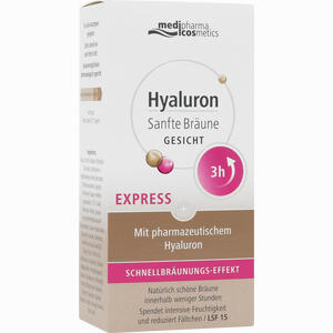 Medipharma Cosmetics Hyaluron Sanfte Bräune Express Gesicht Creme  30 ml - ab 15,61 €