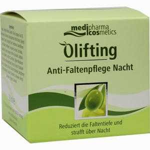 Medipharma Olivenöl Olifting Anti- Faltenpflege Nacht 50 ml Medipharma Olivenöl Olifting Anti- Faltenpflege Nacht 50 ml