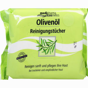 Medipharma Olivenöl Reinigungstücher  25 Stück - ab 4,91 €